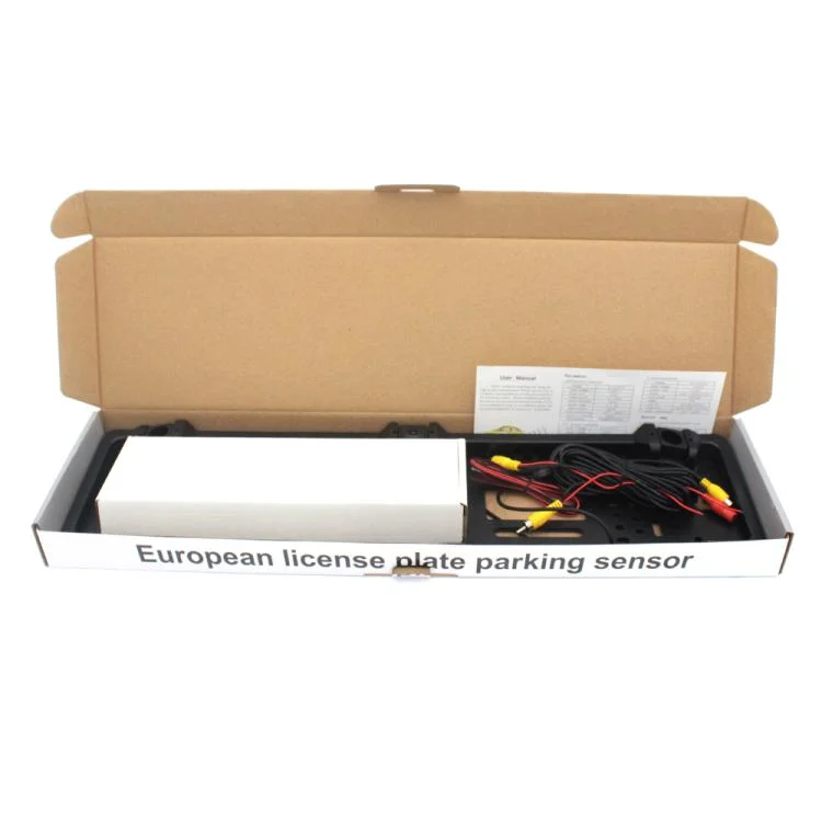 CMS4201_7.webp PZ600-L Europe Car License Plate Frame Rear View Camera Visual Rear View Parking System with 2 Reversing Radar Detector - Image 8