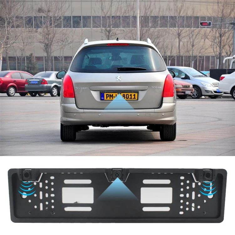 CMS4201_8.webp PZ600-L Europe Car License Plate Frame Rear View Camera Visual Rear View Parking System with 2 Reversing Radar Detector - Image 9