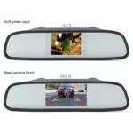 PZ603 Car Video Monitor HD Auto Parking LED Night Vision CCD Reverse Rear View Camera with 4.3 inch Car Rear View Mirror - Image 3