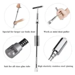 Auto Repair Body Tool Kit PDR Dent Paintless Repair Tools Dent Puller Slide Hammer Reverse Hammer Aluminum Suction Cups for Dent - Image 4