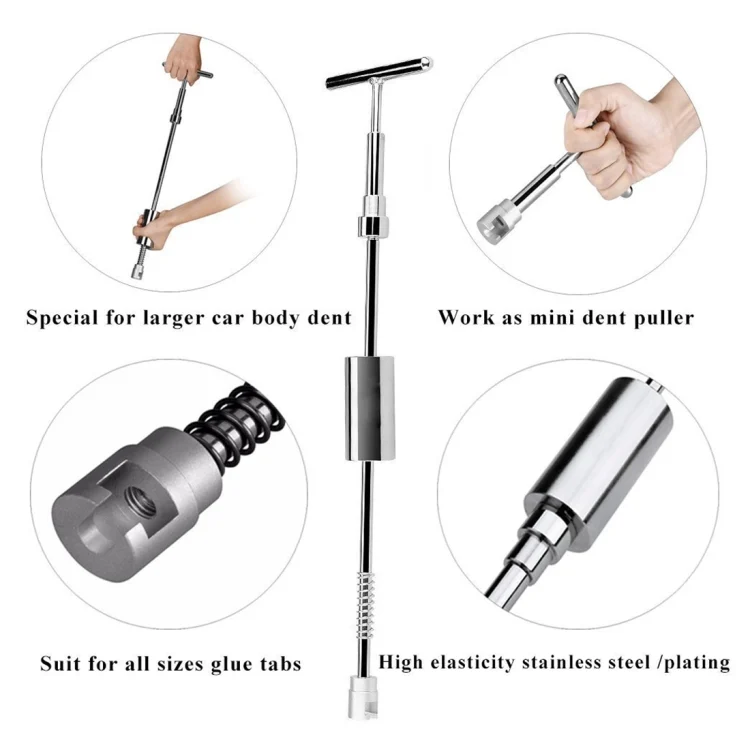 CMS4237B_3.webp Auto Repair Body Tool Kit PDR Dent Paintless Repair Tools Dent Puller Slide Hammer Reverse Hammer Aluminum Suction Cups for Dent - Image 4
