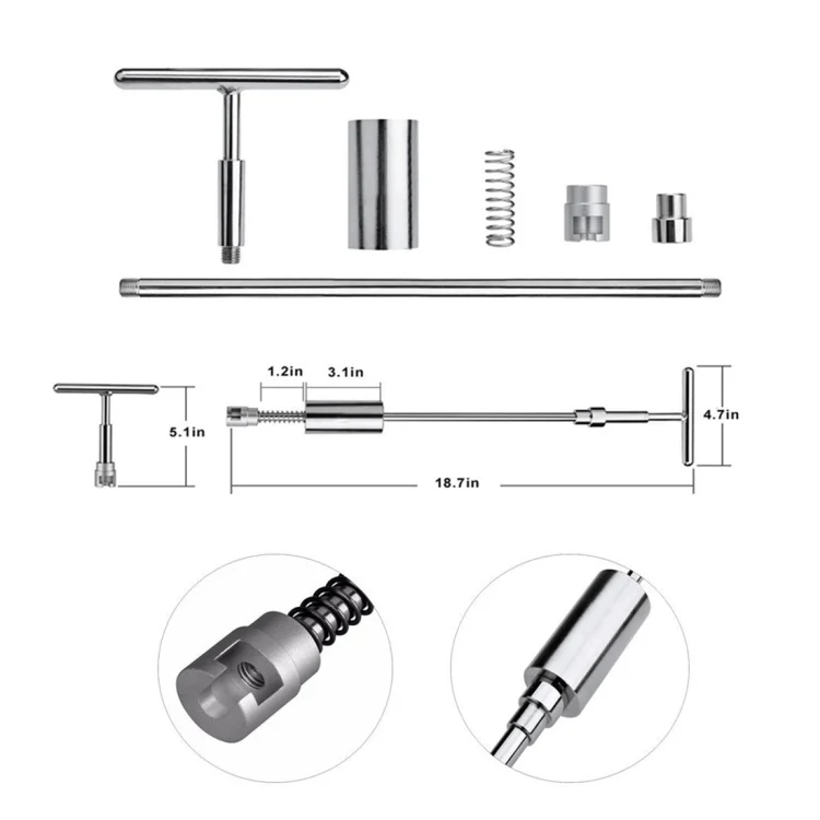 CMS4237B_4.webp Auto Repair Body Tool Kit PDR Dent Paintless Repair Tools Dent Puller Slide Hammer Reverse Hammer Aluminum Suction Cups for Dent - Image 5