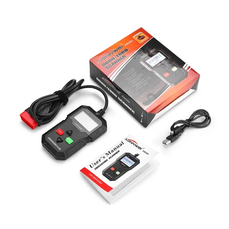 CMS4239B_5.webp KONNWEI KW590 Mini OBDII Car Auto Diagnostic Scan Tools Auto Scan Adapter Scan Tool (Can Only Detect 12V Gasoline Car) - Image 6