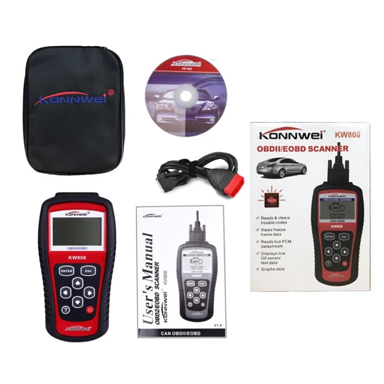 CMS4243_4.webp KONNWEI KW808  EOBD / OBDII Car Auto Diagnostic Scan Tools CAN Code Reader Scanner Auto Scan Adapter Scan Tool (Can Only Detect 12V Gasoline Car) - Image 5