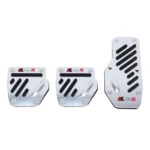 CS-321 3 in 1 Non-Slip Manual Car Truck Pedals Foot Brake Pad Cover Set - Image 2