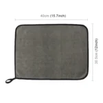 40 x 30.5cm Microfiber Absorbent Cleaning Drying Clean Cloth Washing Car Care Wash Towel - Image 3