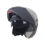 JIEKAI 105 Full Face Helmet Electromobile Motorcycle Double Lens Protective Helmet, Size: M (Matte Black+Silver) - Image 3