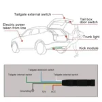 IP67 Waterproof 9-24V Car Keyless-Go Automatic Sensor System Smart Trunk Opener - Image 8