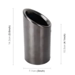 Car Styling Stainless Steel Exhaust Tail Muffler Tip Pipe for VW Volkswagen 1.2T Swept Volume - Image 3