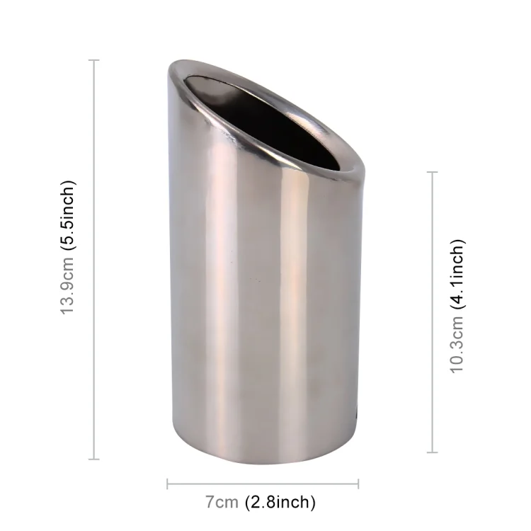 CMS4484S_2.webp Car Styling Stainless Steel Exhaust Tail Muffler Tip Pipe for VW Volkswagen 1.6T Swept Volume - Image 3