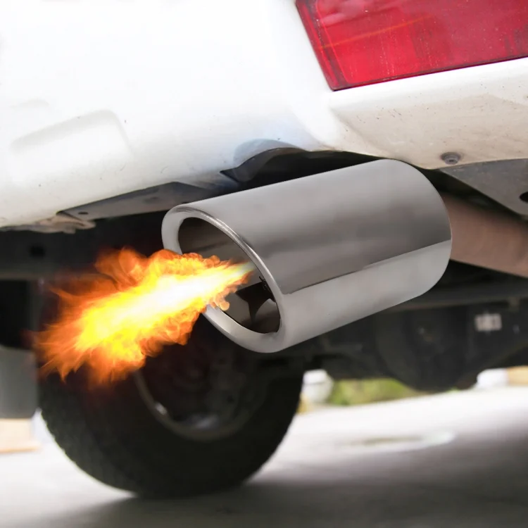 CMS4484S_7.webp Car Styling Stainless Steel Exhaust Tail Muffler Tip Pipe for VW Volkswagen 1.6T Swept Volume - Image 8