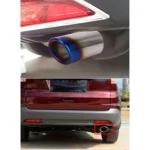 2 PCS Car Styling Stainless Steel Exhaust Tail Muffler Tip Pipe for VW Volkswagen 1.8T/2T Swept Volume, Audi A1/A3/A4L/Q3/Q5 - Image 7