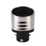 Universal Car Styling Stainless Steel Straight Bolt-on Exhaust Tail Muffler Tip Pipe with Mesh - Image 3