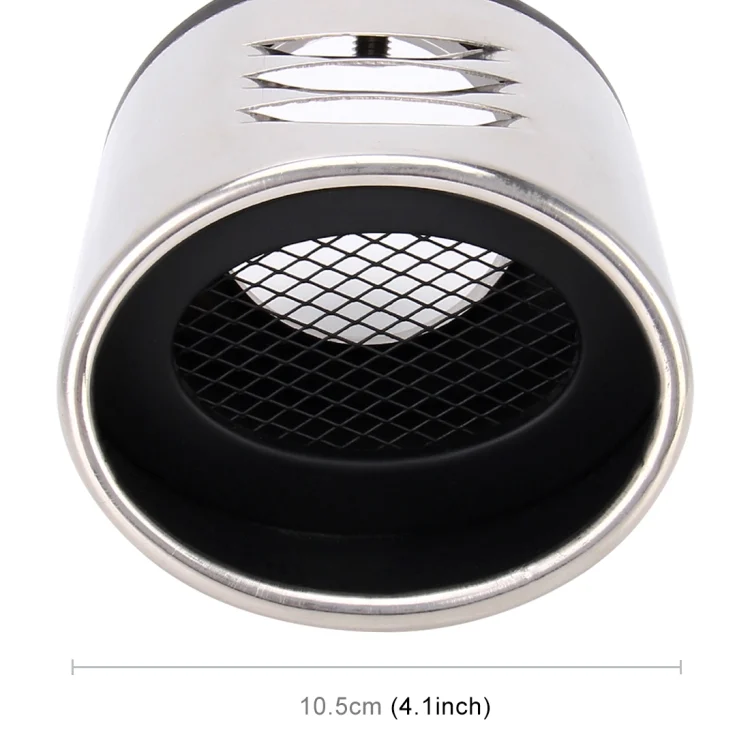 CMS4487B_4.webp Universal Car Styling Stainless Steel Straight Bolt-on Exhaust Tail Muffler Tip Pipe with Mesh - Image 5