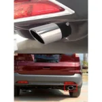 Universal Car Styling Stainless Steel Straight Bolt-on Exhaust Tail Muffler Tip Pipe with Mesh - Image 9