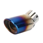 Universal Car Styling Stainless Steel Curved Exhaust Tail Muffler Tip Pipe - Image 2