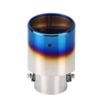 Universal Car Styling Stainless Steel Straight Exhaust Tail Muffler Tip Pipe - Image 3