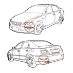 TCM-237 2 PCS Universal Car Body Plastic Anti-collision Sticker Bar Bumper Protector - Image 8