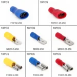 80 in 1 Mixed Cold Press Electrical Insulated Terminals Crimp Connectors Assortment Kit - Image 3