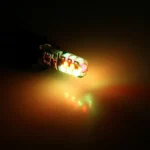 2 PCS W5W 194 T10 Multi Colors COB 12 SMD RGB LED Bulbs with Remote Control Wedge Side Lights License Plate Lamp, DC 12V - Image 9