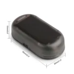 LQ-S10 Car Solar Power Simulated Dummy Alarm Warning Anti-Theft LED Flashing Security Light Fake Lamp - Image 3