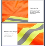 Adult Split Reflective Raincoats Rain Pants Cleaners Waterproof Clothes Labor Insurance Safety Sanitation Suits, Size: M - Image 5