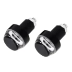 Pair Motorcycle Turn Signal Light Grip Bar Plug Strobe Side Marker End LED Handlebar Lamp - Image 2