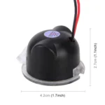 2 PCS DC 12V 2W 6000K 120LM 18-LED Side Rear View Mirror Puddle Lights Lamp for Ford 2013-2017 Explorer/2015-2017 Taurus/2015-2017 Edge/2015-2017 Mondeo - Image 3