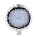 2 PCS DC 12V 2W 6000K 120LM 18-LED Side Rear View Mirror Puddle Lights Lamp for Ford 2013-2017 Explorer/2015-2017 Taurus/2015-2017 Edge/2015-2017 Mondeo - Image 4