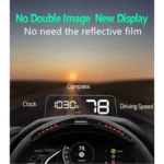T900 Car GPS HUD Virtual HD Reflection Board Head-up Display, Speed & Driving Distance / Time Display, Over Speed & Voltage & Low Voltage Alarm, Fatigue Driving - Image 9