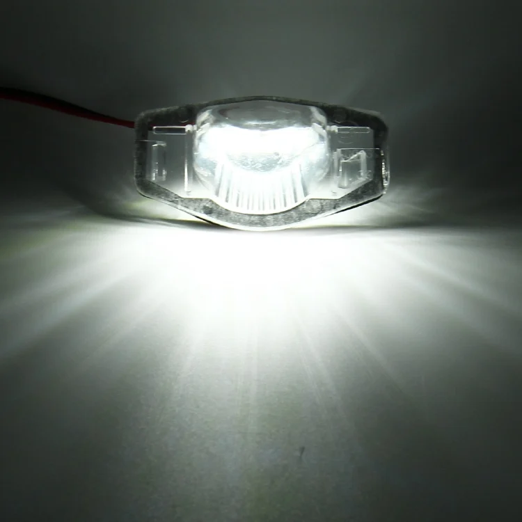 CMS4648_7.webp 2 PCS DC 12V 2W 120LM 6000K LED License Plate Light 18-SMD 3528 Bulbs Lamps for Honda JAZZ(FIT) 02-17, Odyssay 08-17, Stream 01-05, CR-V 07-17 - Image 8