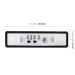 2 PCS DC 12V 2W 120LM 6000K LED License Plate Light 18-SMD Bulbs Lamps for Astra F 91-98, G Estate(F69) 98-05, Opel Corsa B 93-00, Omega A 86-94 - Image 4