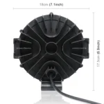 2 PCS 51W 3500LM 6500K White Light  17 LED Waterproof Car Boat Marine Work Lights Spotlight LED Bulbs, 30 Degrees Adjustable, DC 10-30V - Image 4