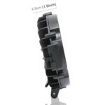 2 PCS 51W 3500LM 6500K White Light  17 LED Waterproof Car Boat Marine Work Lights Spotlight LED Bulbs, 30 Degrees Adjustable, DC 10-30V - Image 5