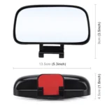 3R-093 360 Degrees Rotatable Blind Spot Side Assistant Mirror for Auto Car - Image 4