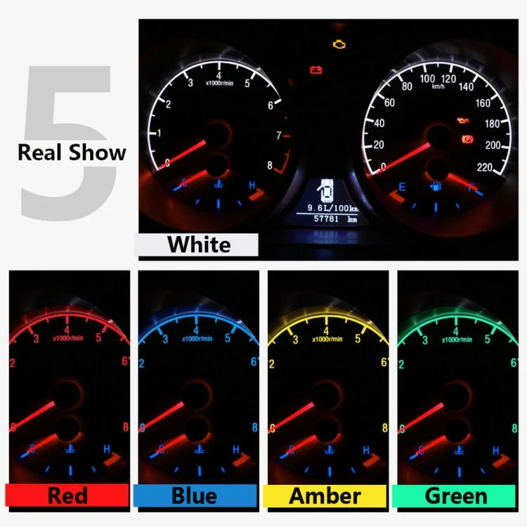 CMS4716GL_6.webp 10 PCS 0.4W B8.5 Wedge Instrument Panel COB LED Light Dashboard Gauge Cluster Indicator Lamp Bulb - Image 7