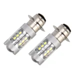 Motorcycle Headlights 250LM 6000K White H6M/PX15D 5W 16LEDs SMD-2835 Lamps, DC 12V (White Light) - Image 2