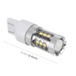 2 PCS T25 / 3157 5W 250LM 6000K Car Auto Brake Lights 16LEDs SMD-2835 Lamps, DC 12V - Image 3