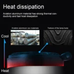 6.7W White Light Round-Shaped Waterproof Car Boat Marine Work Lights Spotlight LED Bulbs, DC 9-30V - Image 7