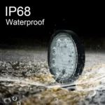 6.7W White Light Round-Shaped Waterproof Car Boat Marine Work Lights Spotlight LED Bulbs, DC 9-30V - Image 8