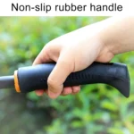 2 in 1 Cultivators Tool Gardening Planting Digging Non-slip Rubber Handle Iron Hoe Rake (Random Color Delivery) - Image 4