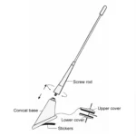 PS-08 Long Modified Car Antenna Aerial 47cm - Image 8