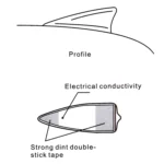 PS-243 Short Modified Car Antenna Aerial 6.5cm - Image 6