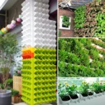 PP Planter Flower Pot Wall Hanging Garden Hanging Stackable Garden Supplies - Image 12