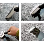 SHUNWEI Premium ABS Scraper Strip Ice Scraper Heavy-duty Frost and Snow Removal for Car Windshield and Window - Image 7