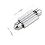 2 PCS 3.5W 250 LM 6000K 39MM 12 SMD-2835 LEDs Bicuspid Port Decoding Car Dome Lamp LED Reading Light, DC 12V - Image 3