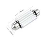 2 PCS 3.5W 250 LM 6000K 41MM 12 SMD-2835 LEDs Bicuspid Port Decoding Car Dome Lamp LED Reading Light, DC 12V - Image 3