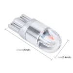 2 PCS T10 2W 2 SMD-3030 LED Car Clearance Lights Lamp, DC 12V - Image 5