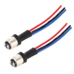 1 Pair 1157 / BAY15D Bulb Holder Base Male Socket with Wire - Image 2