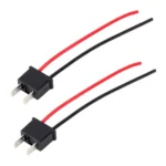 1 Pair H7 Bulb Holder Base Male Socket with Wire - Image 2